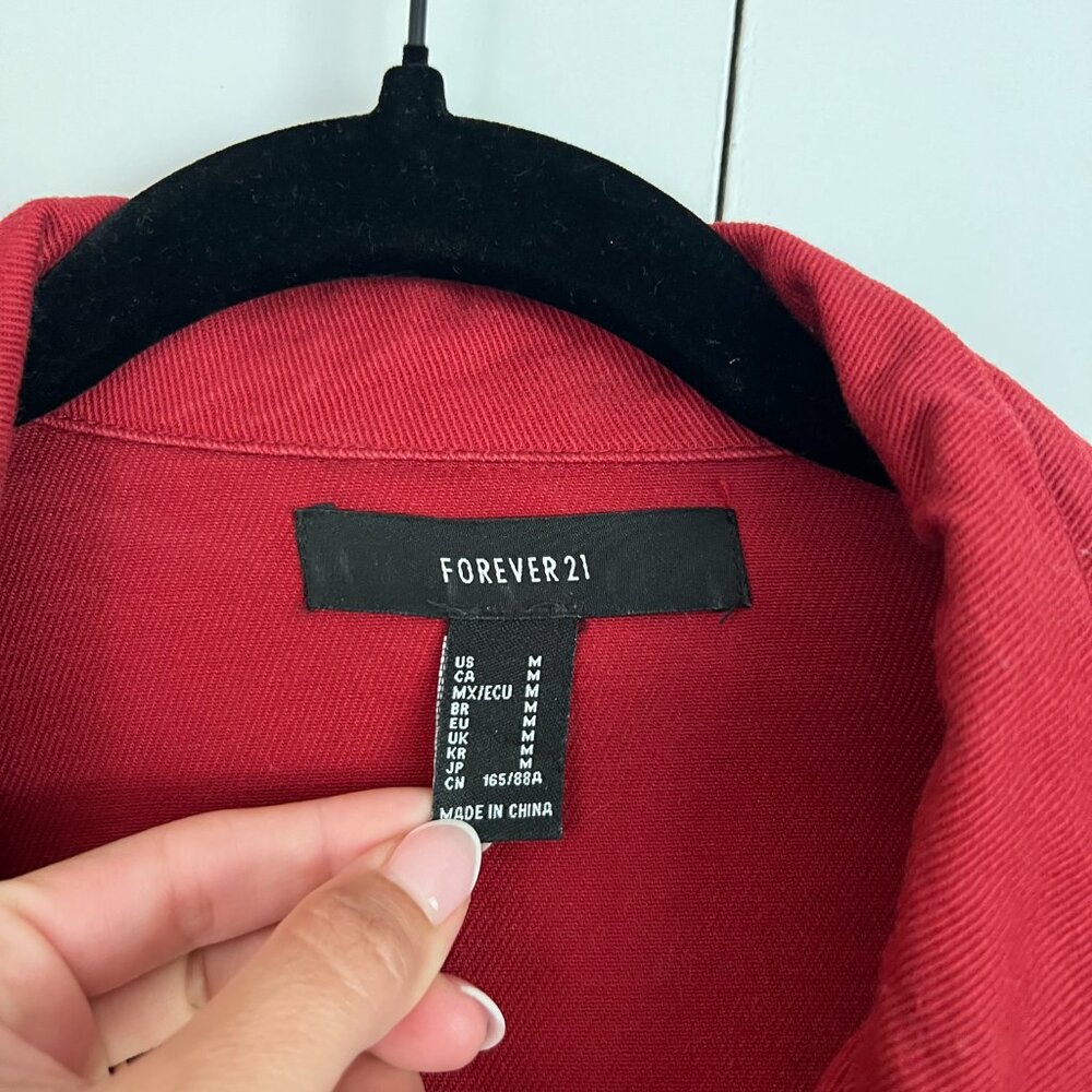 Red Zip-Up Jacket - Picture 4 of 4